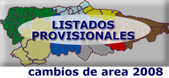 CAMBIOS DE AREA DE DEMANDANTES DE EMPLEO: LISTADOS PROVISIONALES